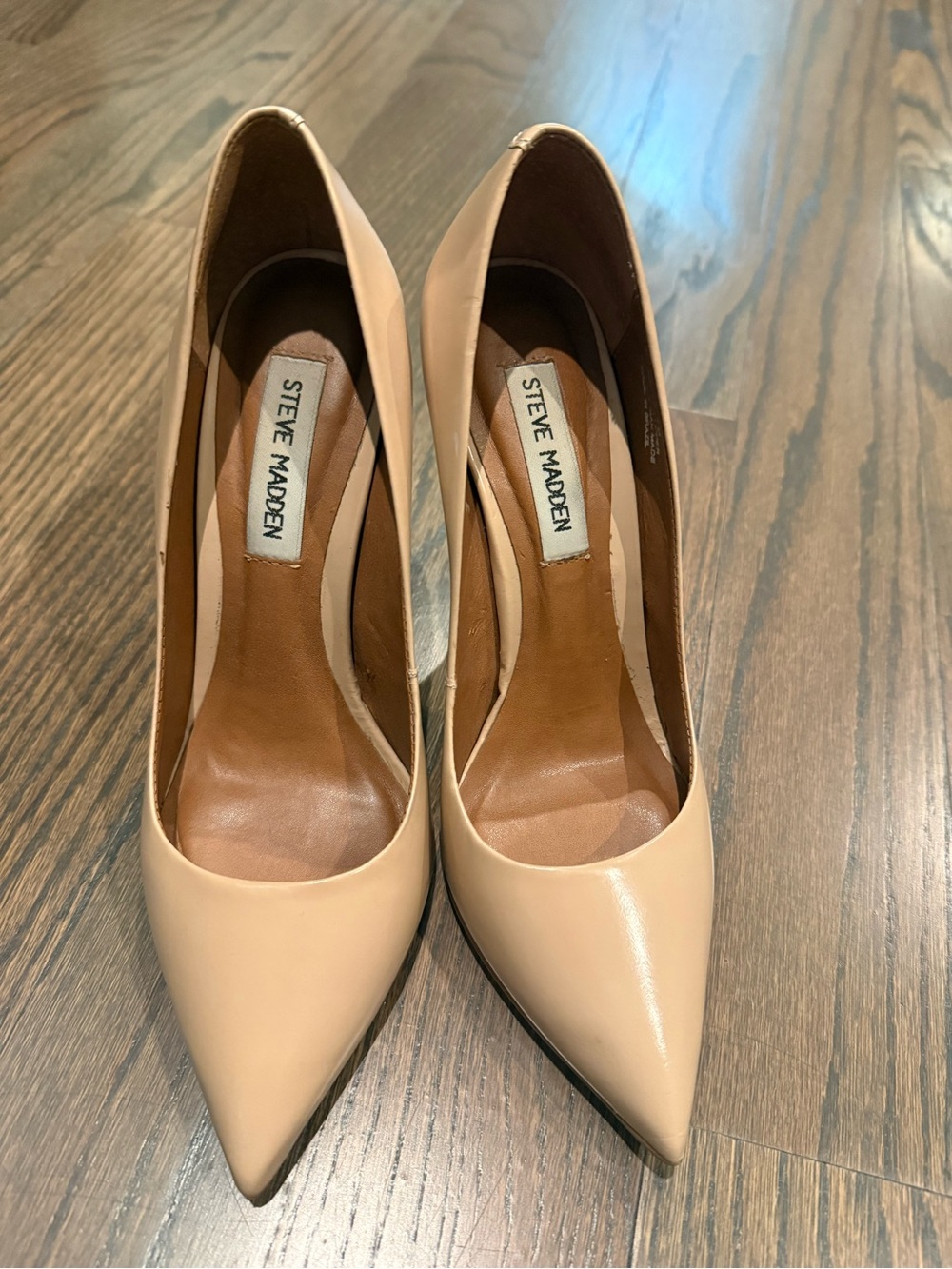 Steve Madden Proto Blush/Nude Pointed-Toe Pumps